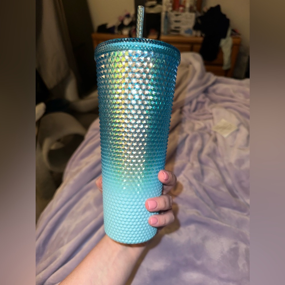 Starbucks ombré blue tumbler